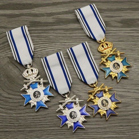 Copy Prussian Bavarian Crown Cross Medal Metal Enamel Badge German Commemorative Badge in Saudi Arabia