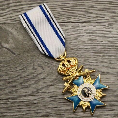 Copy Prussian Bavarian Crown Cross Medal Metal Enamel Badge German Commemorative Badge in Saudi Arabia