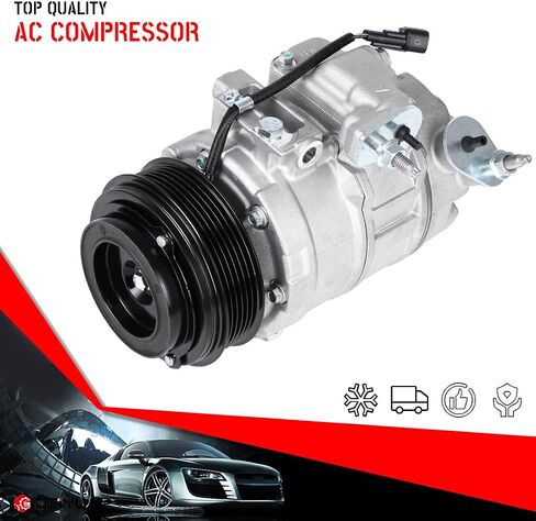 cciyu AC Compressor for Car 2011 2012 2013 2014-2015 for Ford Explorer 3.5L,Air Conditioning Compressor with Clutch 6 Grooves 97332 in Saudi Arabia