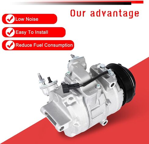 cciyu AC Compressor for Car 2011 2012 2013 2014-2015 for Ford Explorer 3.5L,Air Conditioning Compressor with Clutch 6 Grooves 97332 in Saudi Arabia
