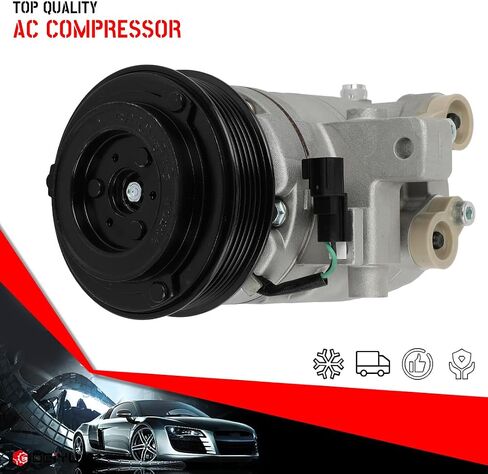 cciyu AC Compressor for Car 2011-2017 for Ford Mustang 5.0L,2015-2018 for Ford Mustang 5.2LAir Conditioning Compressor with Clutch 6 Grooves 167661 in Saudi Arabia