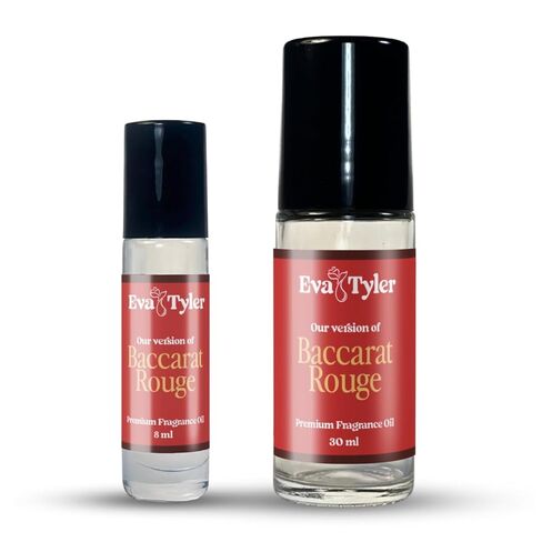 نسختنا من رول الزيت العطري Baccarat Rouge | صنع في الولايات المتحدة الأمريكية | عطر رولربال | خالي من الكحول (8 مل (.27 أونصة سائلة)) in Kuwait