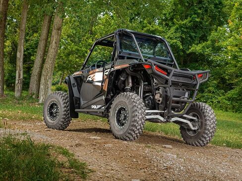 SuperATV Front & Rear Fender Flares Mud Guards for 2016+ Polaris RZR XP Turbo / 4 Turbo /2018+ Turbo S / 2019+ 4 Turbo S | Extreme Durability | Protect Against Rocks, Dirt, Sand, & Mud | USA Made in Saudi Arabia
