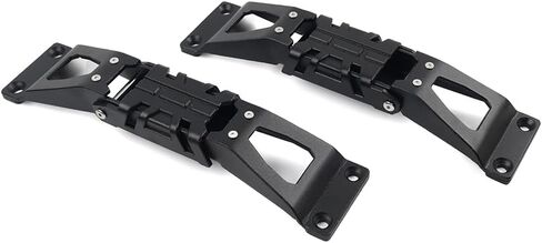 Cngoat41 1 Pair Door Hinge Step Pedal Foot Pegs Steel Black Car For Jeep Wrangler JL 2018-2024 in Saudi Arabia