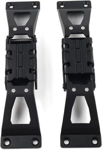 Cngoat41 1 Pair Door Hinge Step Pedal Foot Pegs Steel Black Car For Jeep Wrangler JL 2018-2024 in Saudi Arabia
