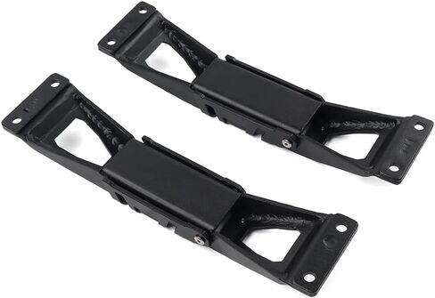 Cngoat41 1 Pair Door Hinge Step Pedal Foot Pegs Steel Black Car For Jeep Wrangler JL 2018-2024 in Saudi Arabia