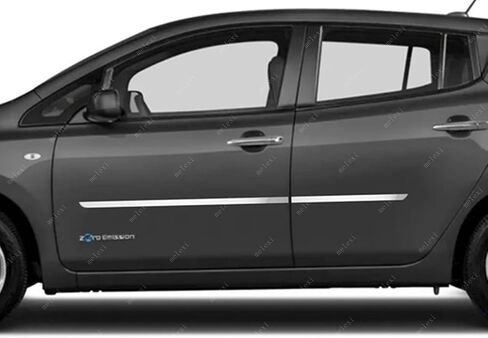 MELEXI Chrome Side Door MOLDING 4 Door 4 PCS S.Steel Compatible with Nissan Leaf 2011 to 2017 in Saudi Arabia