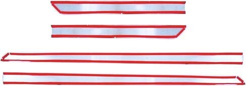 MELEXI Chrome Side Door MOLDING 4 Door 4 PCS S.Steel Compatible with Nissan Leaf 2011 to 2017 in Saudi Arabia