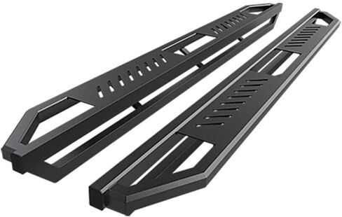 6.5" Steps Side Armor Square for Ford for Bronco Sport 2021-2023 SUV 4Door Stainless Bars + Steel Bracket SS Black in Saudi Arabia