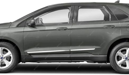 واقي باب جانبي من الكروم من MELEXI بأربعة أبواب S.Steel متوافق مع Ford Edge 2015 فصاعدًا in Saudi Arabia