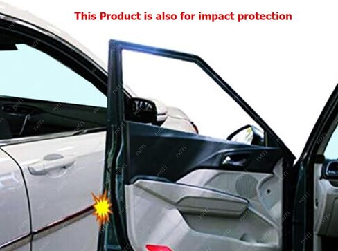 واقي باب جانبي من الكروم من MELEXI بأربعة أبواب S.Steel متوافق مع Ford Edge 2015 فصاعدًا in Saudi Arabia