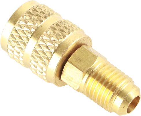 R410a A/C 5/16inch Female SAE Adapter, 1/4 Male SAE Swivel Adapter Brass HVAC Hose Connector for Mini Split System Air Conditioners in Saudi Arabia