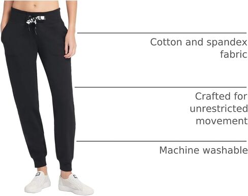 DKNY Fleece Joggers، بنطال رياضي خفيف للنساء in Saudi Arabia
