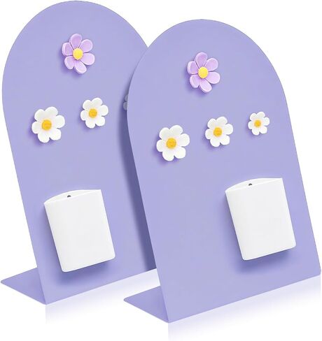 Desk Magnetic Message Board, Metal Bulletin/Memo Board with Magnetic Pen Holder and Flower Pins with Stand, Souvenir/Photo Display Board for Home, Office, Dormitory, Apartment, 8 * 11Inch in Saudi Arabia