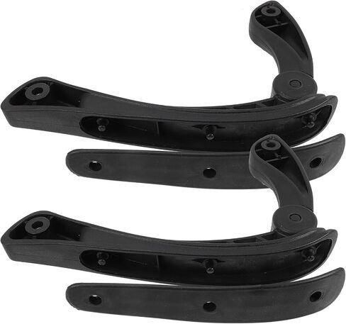 Uonlytech 2Pcs Professional Office Chair Armrest Replacements High-Strength Household Chair Parts for Computer Swivel Task Comfortable Support for Daily Use in Saudi Arabia