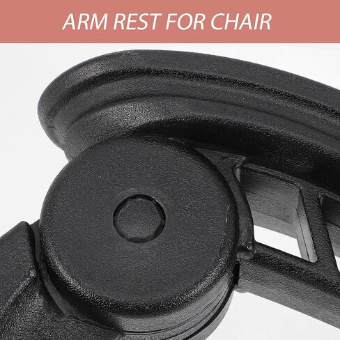 Uonlytech 2Pcs Professional Office Chair Armrest Replacements High-Strength Household Chair Parts for Computer Swivel Task Comfortable Support for Daily Use in Saudi Arabia