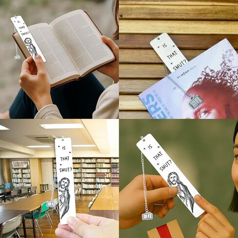Funny Christmas Gifts Bookmark, is That Smut? Novelty Gag Book Mark for Female Friend Bookish Nerd Booklover Adult Women, Christian Book Marker Gifts for Book Lovers Gift in Saudi Arabia