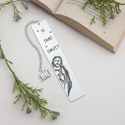 Funny Christmas Gifts Bookmark, is That Smut? Novelty Gag Book Mark for Female Friend Bookish Nerd Booklover Adult Women, Christian Book Marker Gifts for Book Lovers Gift in Saudi Arabia