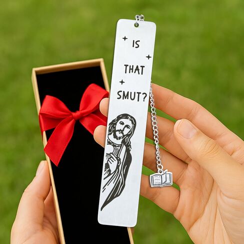 Funny Christmas Gifts Bookmark, is That Smut? Novelty Gag Book Mark for Female Friend Bookish Nerd Booklover Adult Women, Christian Book Marker Gifts for Book Lovers Gift in Saudi Arabia