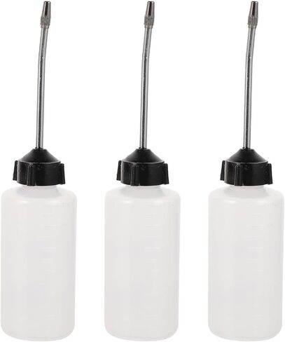 Unomor 3pcs Sewing Machine Oil Can with Iron Spout and Cap Precise Lubricating Oil Dispenser for Sewing Machines Engines and Machinery Maintenance Tools in Saudi Arabia
