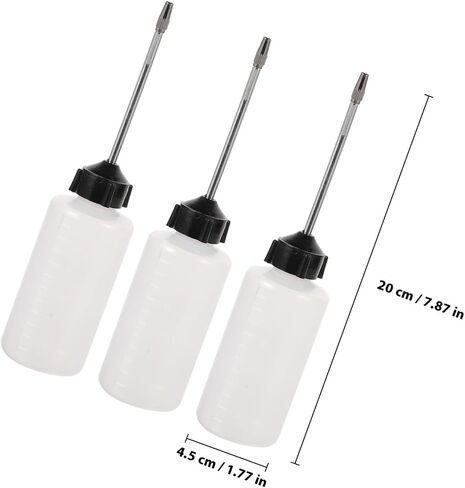 Unomor 3pcs Sewing Machine Oil Can with Iron Spout and Cap Precise Lubricating Oil Dispenser for Sewing Machines Engines and Machinery Maintenance Tools in Saudi Arabia