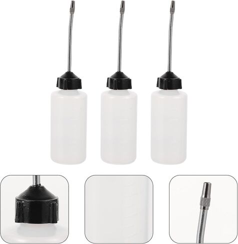 Unomor 3pcs Sewing Machine Oil Can with Iron Spout and Cap Precise Lubricating Oil Dispenser for Sewing Machines Engines and Machinery Maintenance Tools in Saudi Arabia