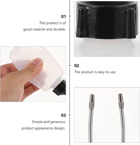 Unomor 3pcs Sewing Machine Oil Can with Iron Spout and Cap Precise Lubricating Oil Dispenser for Sewing Machines Engines and Machinery Maintenance Tools in Saudi Arabia