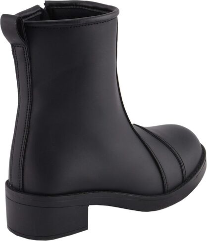 حذاء Milwaukee Leather MBL9485 للسيدات من الجلد الأسود الفاخر "لركوب الدراجات النارية" أنيق لراكبي الدراجات النارية مع غطاء لأصابع القدم - 8 in Kuwait