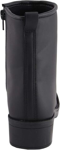 حذاء Milwaukee Leather MBL9485 للسيدات من الجلد الأسود الفاخر "لركوب الدراجات النارية" أنيق لراكبي الدراجات النارية مع غطاء لأصابع القدم - 8 in Kuwait