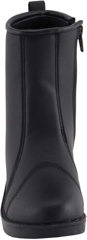 حذاء Milwaukee Leather MBL9485 للسيدات من الجلد الأسود الفاخر "لركوب الدراجات النارية" أنيق لراكبي الدراجات النارية مع غطاء لأصابع القدم - 8 in Kuwait