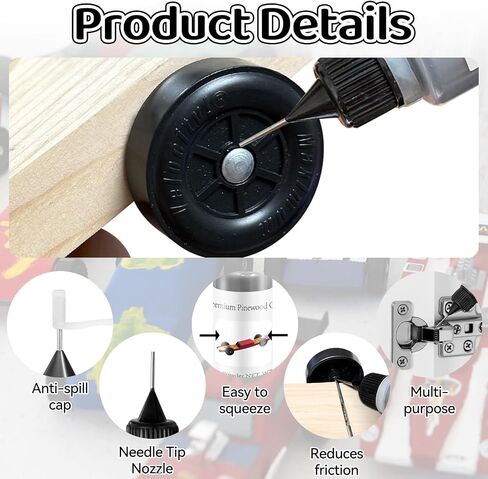 DerbyCraftPro Pinewood Car Kit-Pinewood Car Weights & Graphite Powder-Derby Weights(4OZ 12 Pieces) & 0.5OZ Graphite Lubricant–Precise Weighting, Adjust The COG, Speed Boost for Wheels & Axles in Saudi Arabia