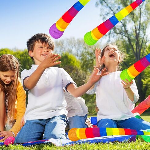 3 قطع من كرات الرمي والالتقاط مع ذيل قوس قزح، كرات مذنب إسفنجية ناعمة، ألعاب رياضية ممتعة للألعاب الداخلية والخارجية، والأنشطة المدرسية، والتدريب على الرمي والهدايا in Kuwait