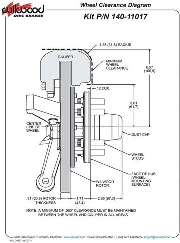 Wilwood 140-11017-D Front Disc Brake Kit in Saudi Arabia