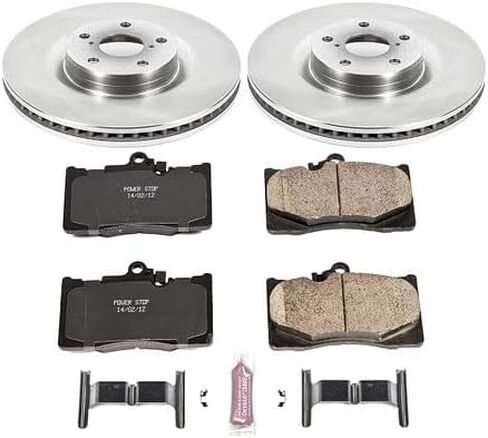 Power Stop KOE6353 Autospecialty Front Replacement Brake Kit-OE Brake Rotors & Ceramic Brake Pads in Saudi Arabia