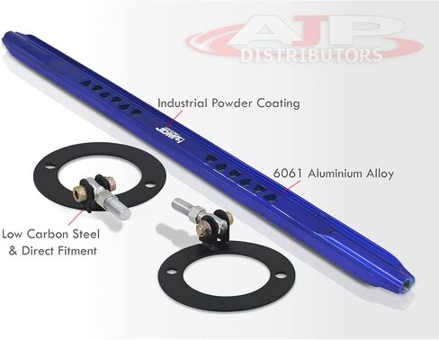 موزعي AJP JDM Sport خلفي علوي أزرق من الألومنيوم دعامة برج تبختر قضيب موازن التعامل مع التعليق متوافق/استبدال لمقدمة 1992 1993 1994 1995 1996 92 93 94 95 96 in Kuwait
