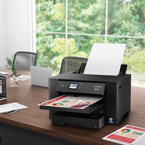 طابعة Epson Workforce Pro WF-7310 اللاسلكية ذات التنسيق العريض مع طباعة تصل إلى 13 بوصة × 19 بوصة، طباعة تلقائية على الوجهين، سعة ورق 500 ورقة (متجددة) in Kuwait