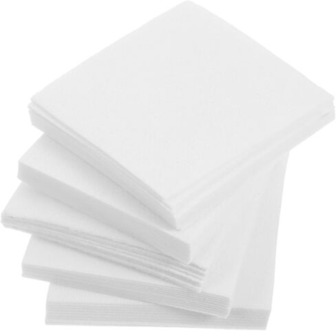 DOITOOL 50pcs Microwave Kiln Paper High Temperature Insulation for Fusing Durable Ceramic Fiber Gasket Material Squares for DIY Crafts and Pottery Projects in Saudi Arabia