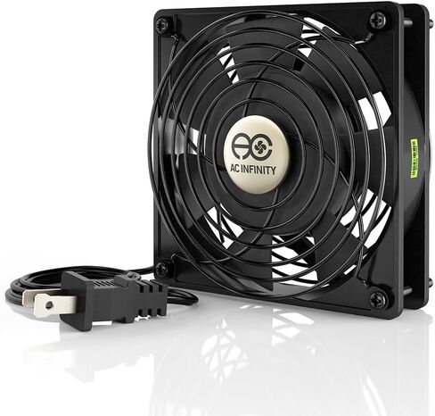 AC Infinity AXIAL 1238، مروحة الكعك، 120 فولت تيار متردد 120 مم × 38 مم عالية السرعة، معتمدة من UL لمشاريع عادم تهوية التبريد بنفسك in Kuwait