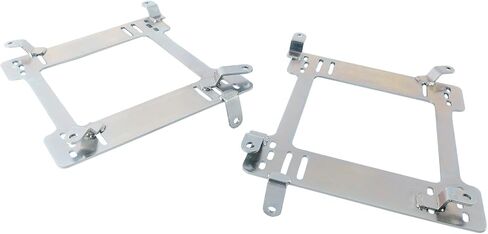 Areyourshop Heavy Duty 5MM Racing Coupe Seat Mount Bracket Adapter for BMW 3 Series (E36) 2Door Coupe 1992 1993 1994 1995 1996 1997 1998 1999 Silver Steel Mount Racing Seat Bracket Rail in Saudi Arabia