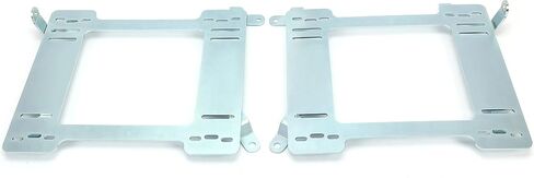 Seat Mount Bracket Compatible with 1992-1999 BMW 3 Series E36 Heavy Duty 5MM Racing Coupe Adapter Replacement Driver and Passager Side Steel Zinc-Plated Silvery in Saudi Arabia