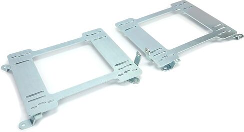 Seat Mount Bracket Compatible with 1992-1999 BMW 3 Series E36 Heavy Duty 5MM Racing Coupe Adapter Replacement Driver and Passager Side Steel Zinc-Plated Silvery in Saudi Arabia