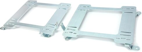 Seat Mount Bracket Compatible with 1992-1999 BMW 3 Series E36 Heavy Duty 5MM Racing Coupe Adapter Replacement Driver and Passager Side Steel Zinc-Plated Silvery in Saudi Arabia