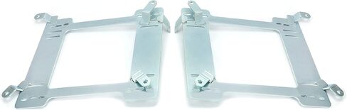 Seat Mount Bracket Compatible with 1992-1999 BMW 3 Series E36 Heavy Duty 5MM Racing Coupe Adapter Replacement Driver and Passager Side Steel Zinc-Plated Silvery in Saudi Arabia