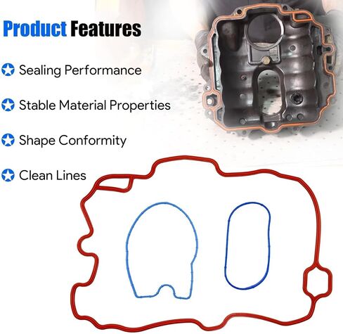 Fuel Injection Plenum Gasket Fit for Chevy S10 C1500 Pickup for Silverado Express 1500 2500 for Blazer Astro GMC Jimmy K1500 for Savana Sierra Sonoma Oldsmobile 1996-2007 4.3L # MS95816 in Saudi Arabia