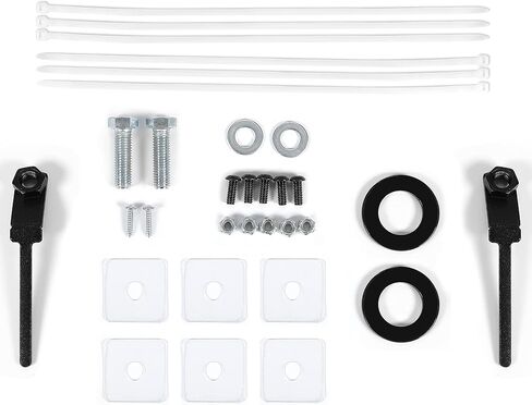 لوحة ونش KUAFU متوافقة مع 2021-2024 Ford Bronco Hidden Winch Mount Mounting Black Steel in Saudi Arabia