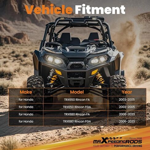لوحة دعامة تثبيت ونش maxpeedingrods لهوندا TRX650 Rincon FA/FGA 2003-2005, 680 Rincon 2006-2023 in Kuwait