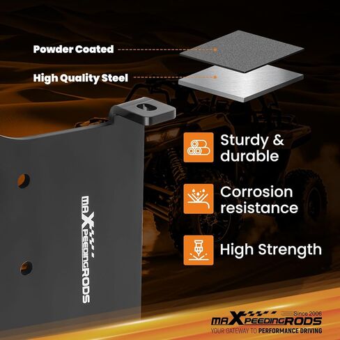 لوحة دعامة تثبيت ونش maxpeedingrods لهوندا TRX650 Rincon FA/FGA 2003-2005, 680 Rincon 2006-2023 in Kuwait