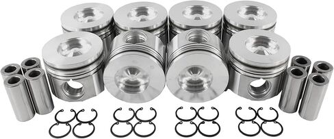 MA-5741124953-3 Pistons w/Rings Compatible With/For 94-03 Ford 7.3L OHV Power-Stroke in Saudi Arabia