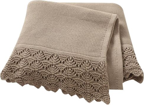 Hadetoto Baby Essentials بطانية أطفال ناعمة ومريحة مصنوعة من القطن بنسبة 100%، بطانية وافل للأطفال الصغار الذين يتلقون بطانيات الأطفال حديثي الولادة من الأولاد والبنات - أخضر داكن in Kuwait