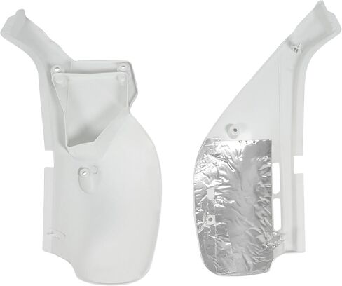 KUAFU Left Right Side Panels Set Fairing Cover Compatible with 1993-2021 Honda XR650 L (Ross White & Shasta White) Replacement for 83620-MY6-920ZB 83520-MY6-920ZB in Saudi Arabia